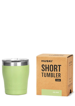 Huski Short Tumbler This is not your typical cup. The Huski Short Tumbler keeps drinks piping hot or ice-cold for hours. Whether it's your morning coffee or evening gin and tonic, Huski has you covered.