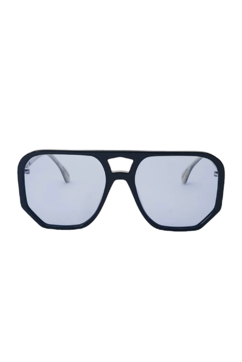 Wager - Black with Blue Lenses, by Age Eyewear

verb: risk (a valued item) against someone else's on the basis of the outcome of an unpredictable event.

A timeless black frame that exudes sophistication and versatility, perfect for any occasion. Also available in green monochrome lense.