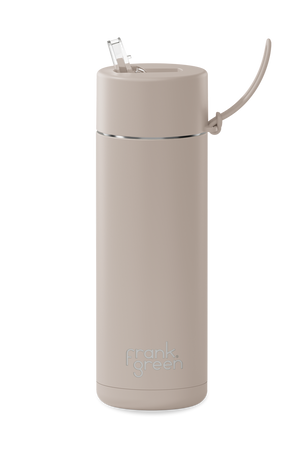 595ml Ceramic Reusable Bottle - Moon Dust, by Frank Green

Ideal for on the go - the 20oz Reusable Bottle will maintain your beverage temperature whether that be hot or cold. A spill proof design that is ceramic lined for a pure flavour complete with an unbreakable base.
