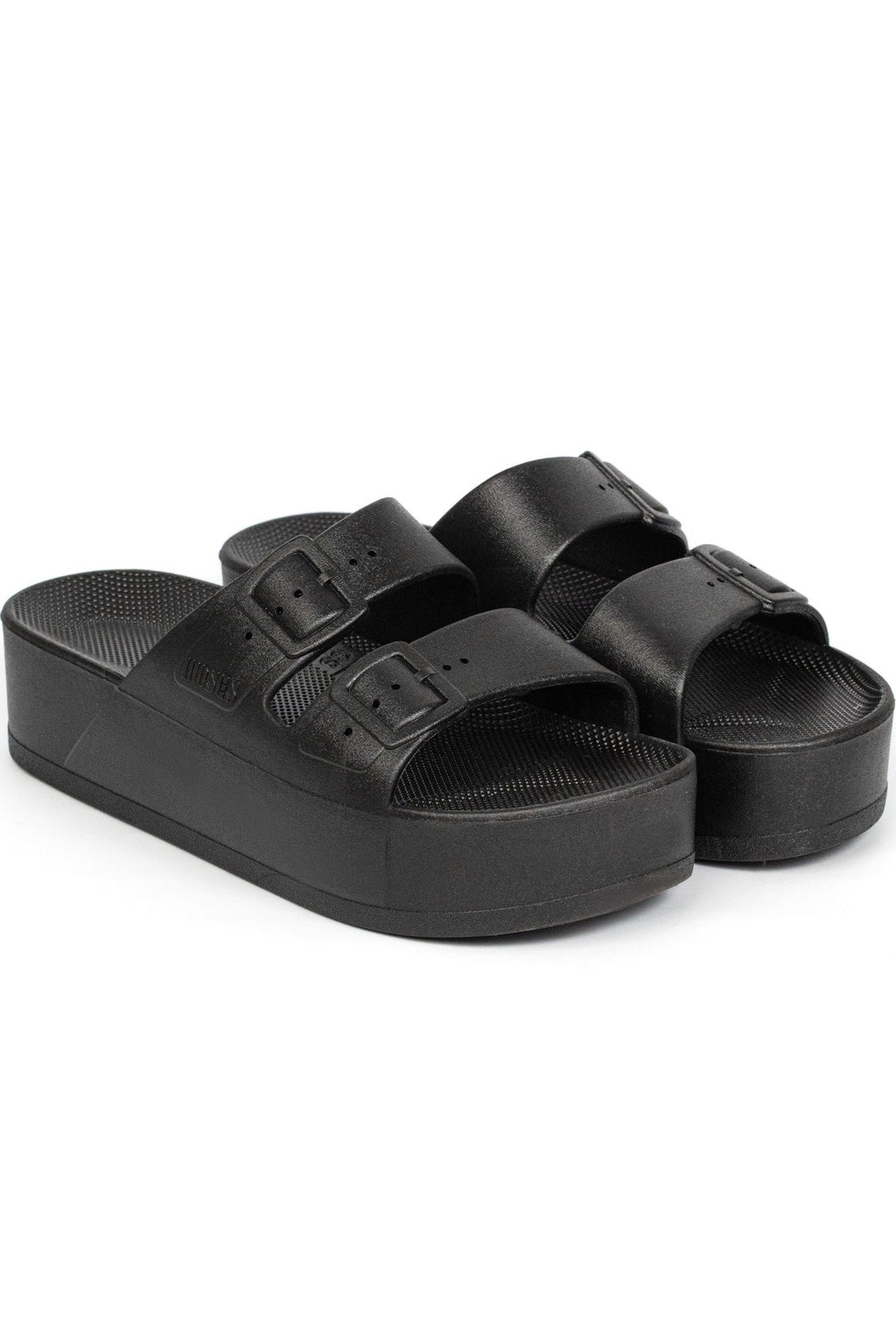 LIMITED EDITION Freedom Moses High Black - Black High Slides