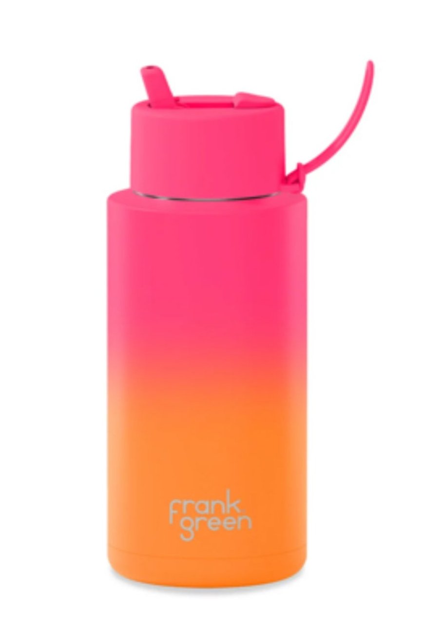 LIMITED EDITION 1 Litre Ceramic Reusable Bottle - Summer Sunset