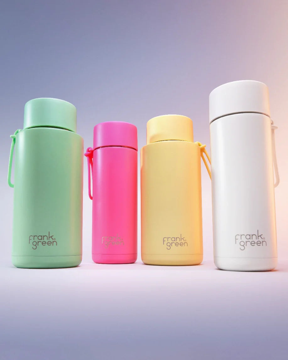 1 Litre Ceramic Reusable Bottle - Buttermilk