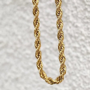 Perform Rope Chain Anti-Tarnish Necklace - Gold