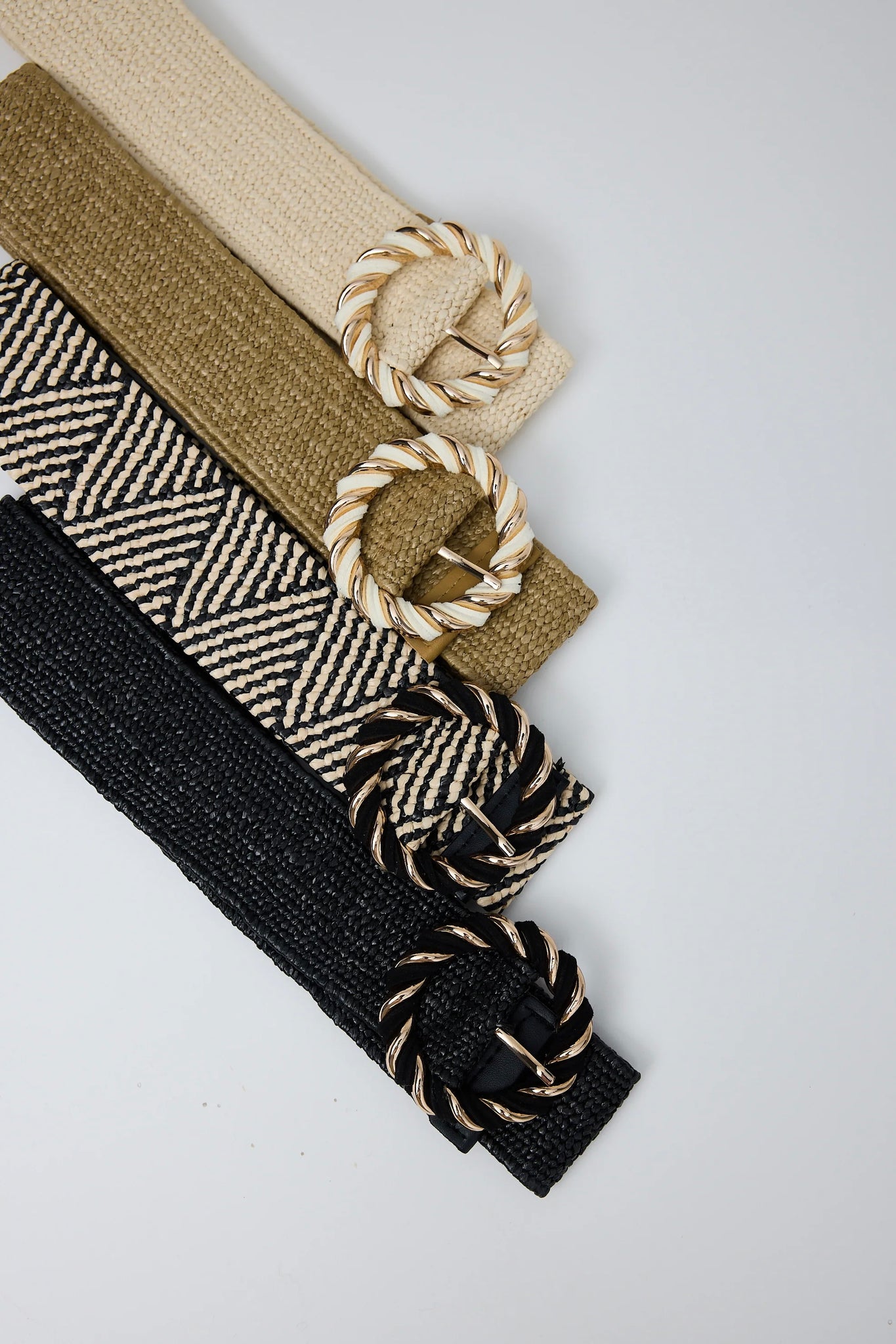 Bella Belt - Black Stripe