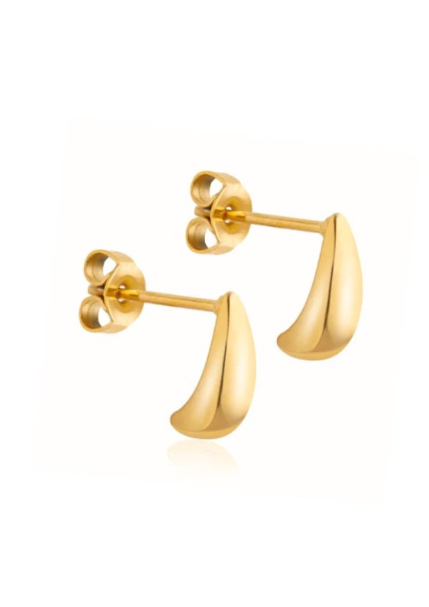 <h3>Swift Stud Earrings - Gold, by Ever</h3> <p>Sweat Resistant. Waterproof. Anti-Tanish. No Fade. Hyperallergenic.</p> <p data-mce-fragment="1">Unveil a new level of elegance in your active wear jewellery collection, with our water drop style, ear lobe hugging studs which offer both style and versatility.<span class="Apple-converted-space" data-mce-fragment="1">&nbsp;</span></p>