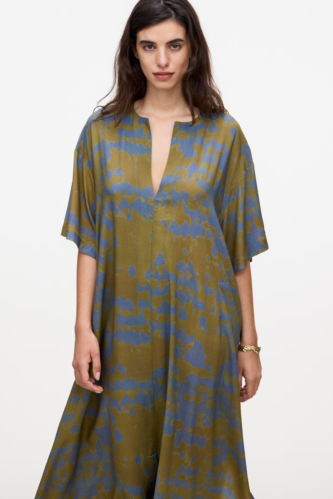 Highland Tangelo Viscose Dress