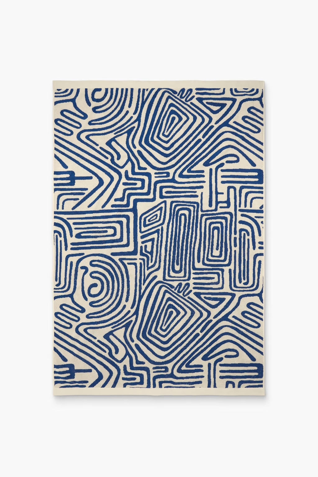 Unisex Eldovado Towel, by OAS

Large jacquard-woven cotton towel with abstract blue line pattern. Jacquard-woven for softness and absorbency. Measuring 150x100 cm / 59x39'4".

Details:

100% cotton
Jacquard-woven terrycloth
Made in Portugal
Designed in Stockholm
