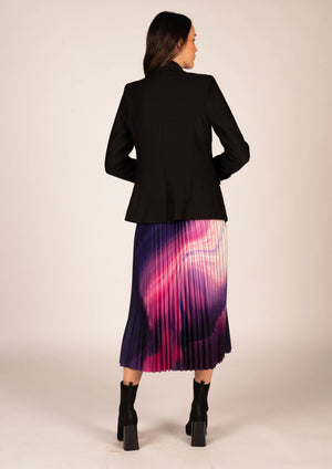 Lilian Pleat Skirt - Prism