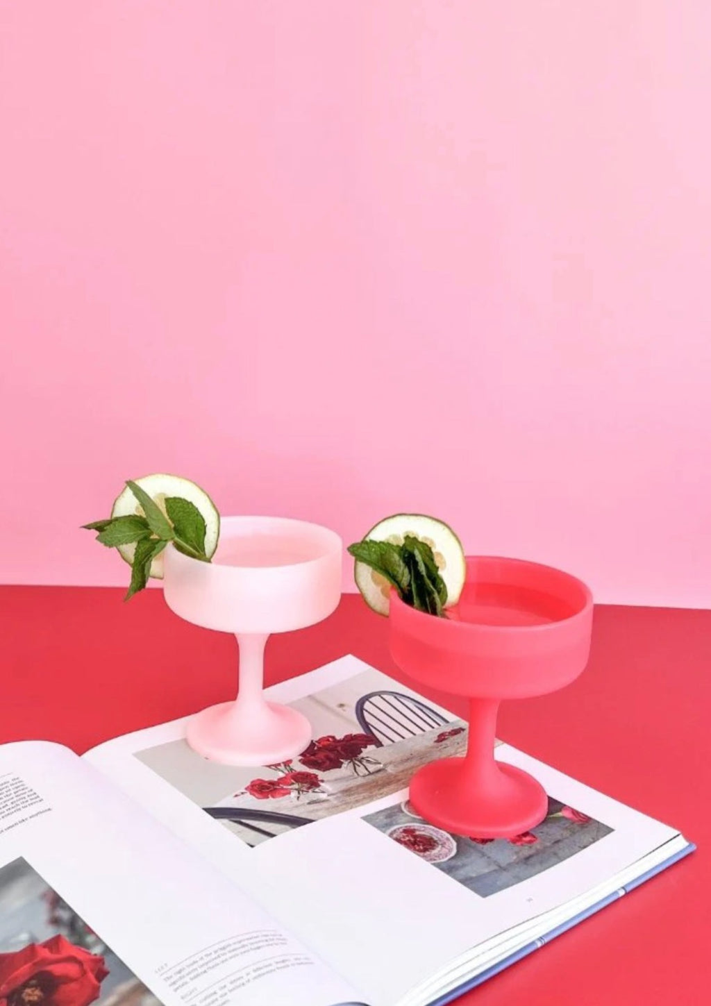 Cherry + Blush | Mecc | Silicone Unbreakable Cocktail Glasses, by Porter Green mecc | modern + ethical + cocktail + coupe  Discover the famous mecc unbreakable cocktail glasses by Porter Green, the world leaders in silicone drinkware. Made from FDA approved food grade silicone, lightweight, portable, and commercial dishwasher safe, mecc are the perfect coupe cocktail glass for indoor/outdoor events and entertaining. 