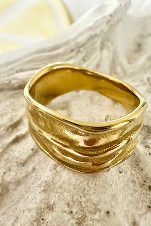 Double Play Ring - Gold