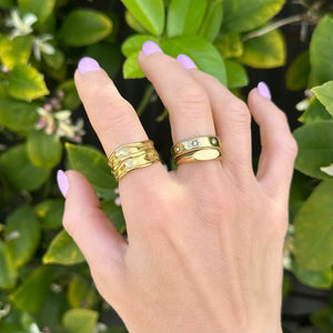 Double Play Ring - Gold