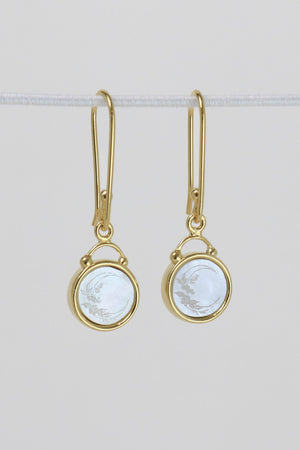 Spirit Earrings in Gold, by Love Lunamei

Soul Searcher Collection – The quest to live a life with purpose

She is not afraid to dive into the deepest corners of her conscience to evaluate her life, her values and her emotions. For once she has reflected with honesty she can reconnect with and replenish her soul. She lives a life full of meaning, pure happiness and unlimited potential.