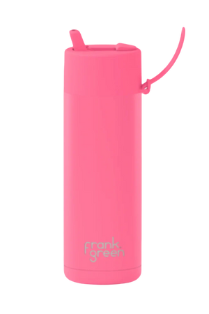 595ml Ceramic Reusable Bottle - Bubblegum Blast, by Frank Green

Ideal for on the go - the 20oz Reusable Bottle will maintain your beverage temperature whether that be hot or cold. A spill proof design that is ceramic lined for a pure flavour complete with an unbreakable base.&nbsp;