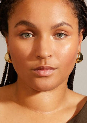Kasia Recycled Chunky Hoops - Gold Plated