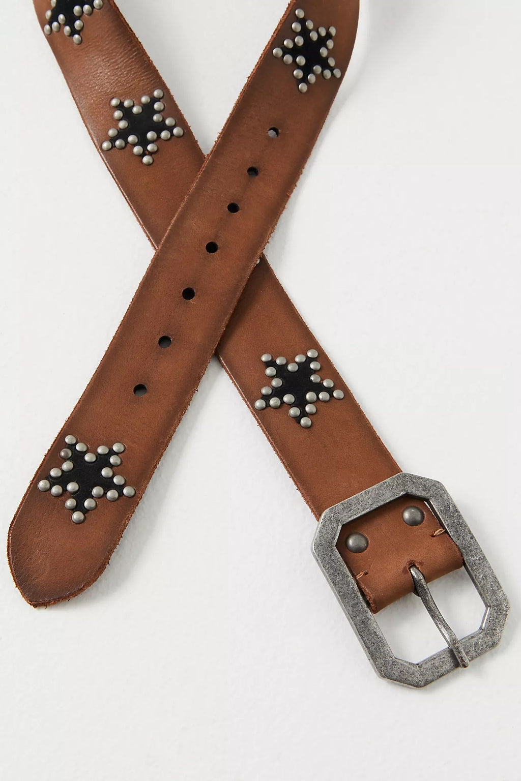Starcrossed Studded Belt - Bronze Age, by Free People

Details:

Add necessary embellishment to any look with this soft leather belt, featured in a medium width with studded stars and a classic buckle closure.