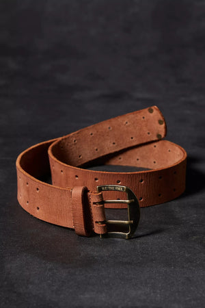 WTF Double Cross Belt - Cognac