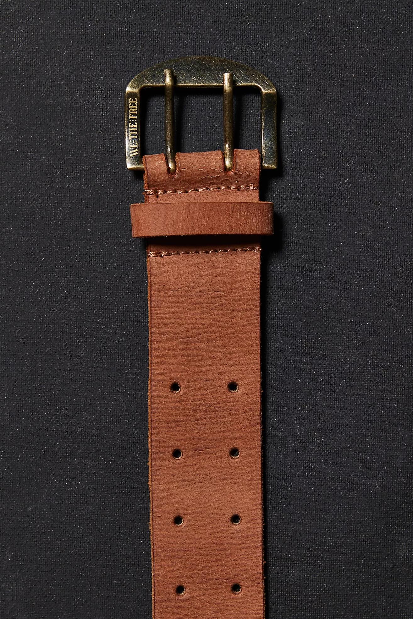 WTF Double Cross Belt - Cognac