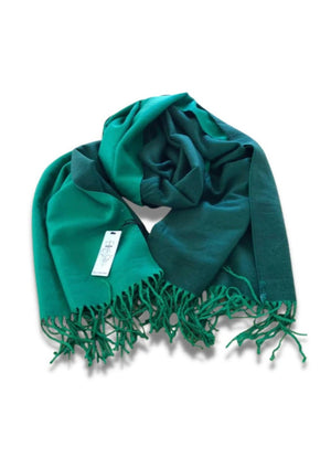 Soft Scarf - Emerald/Forest, by Queen of the Foxes These gorgeous scarves are an essential item for every winter wardrobe.  Super soft and snuggly, and in the most beautiful colour palettes  Perfect for cold winter days, these sell out fast…so be in quick!  We LOVE them!