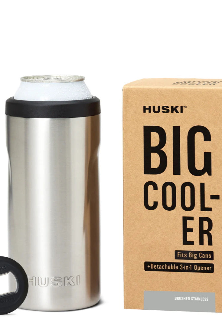 Huski Big Can Cooler - Various Colours
Triple insulated marine grade 316 stainless steel
Double walled, vacuum insulated and copper lined
Fits most 440ml, 473ml, 500ml and 568ml cans
Detachable 3-in-1 can and bottle opener built into the base
Dual-function design works as a cooler and a 500ml tumbler
No condensation keeps hands and tables dry