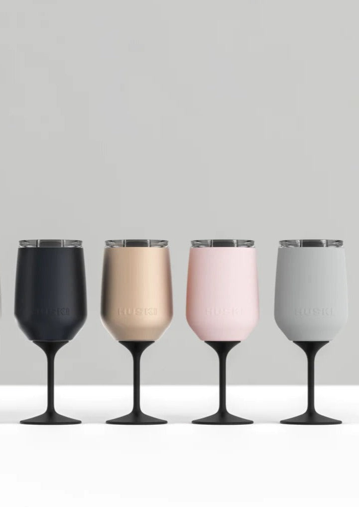 Huski Wine Tumbler 2.0 - Various Colours This is not your typical wine glass. Keep your drink at the perfect temperature longer with a Huski Wine Tumbler 2.0. Great for home, around the BBQ, on the boat or anywhere in between.  Triple insulation keeps drinks cold or hot for hours Detachable TwistLock™ Stem for stemless convenience Large 355ml capacity with EasySlider™ Lid to reduce splashes Built to last with premium 304 stainless steel