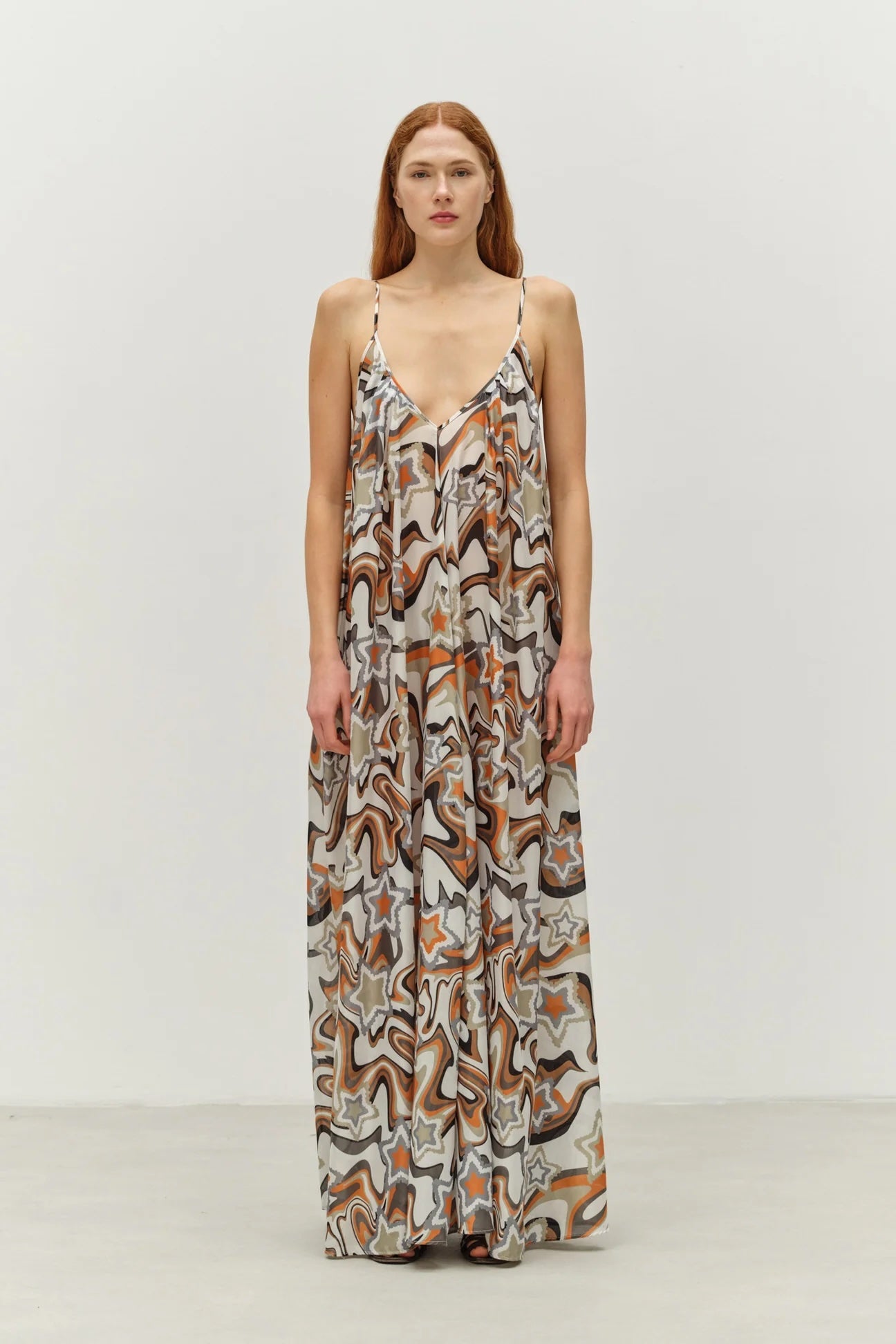 Athina Long Dress - Stars