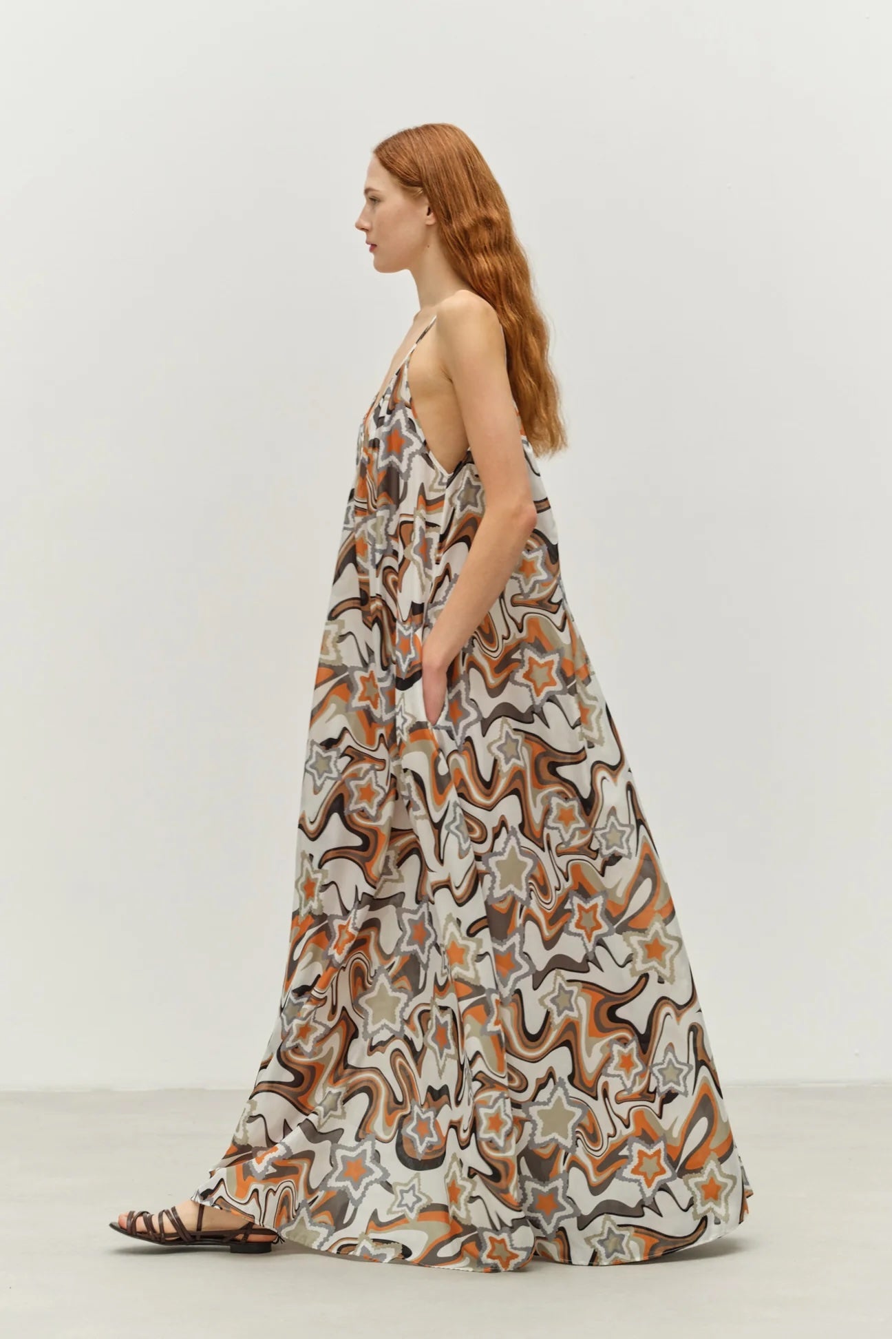 Athina Long Dress - Stars