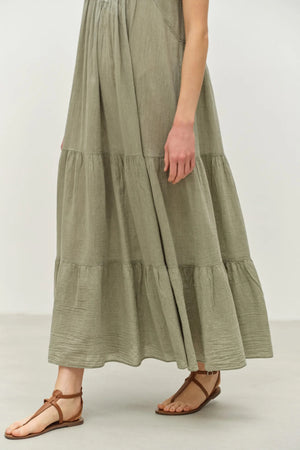 Terrific Long Dress - Khaki