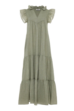 Terrific Long Dress - Khaki