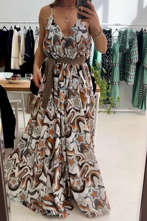 Athina Long Dress - Stars