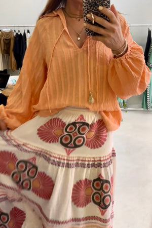 Magic Blouse - Dark Orange