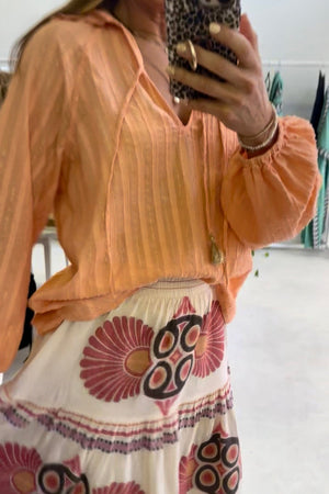 Magic Blouse - Dark Orange