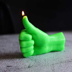 Thumbs Up Candle Hand