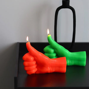 Thumbs Up Candle Hand