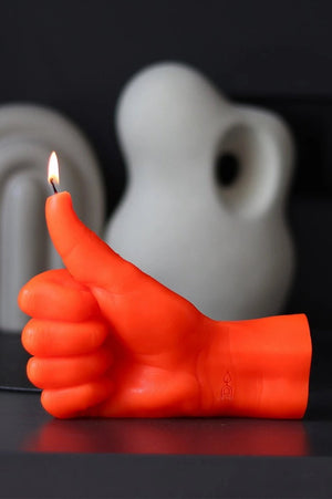 Thumbs Up Candle Hand