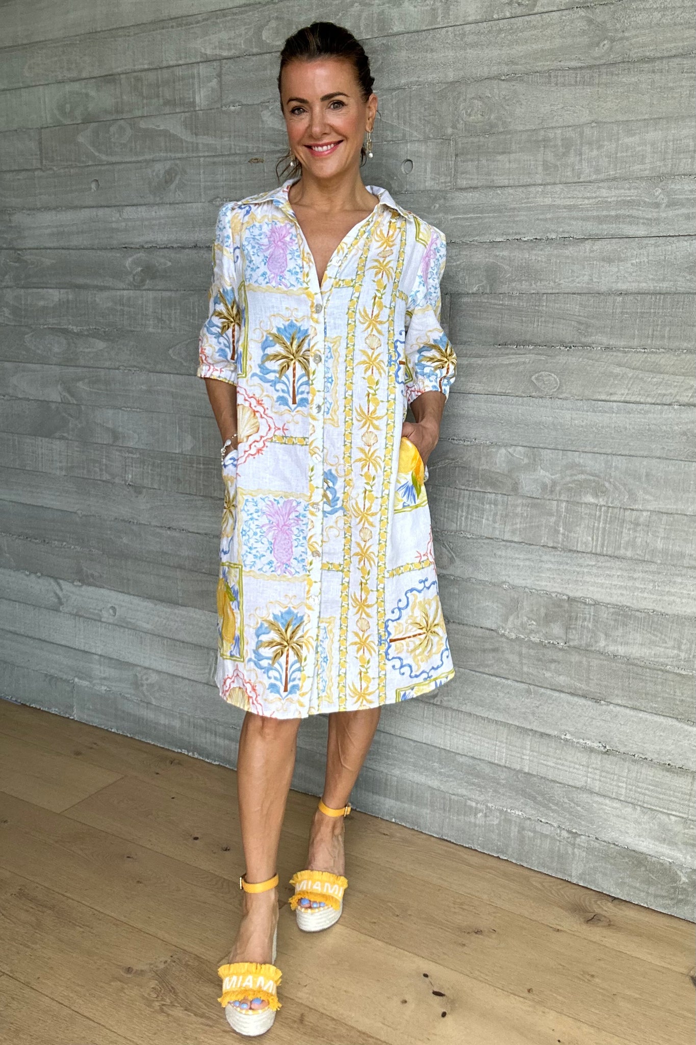 Shirtmaker Dress - Amalfi Dreams