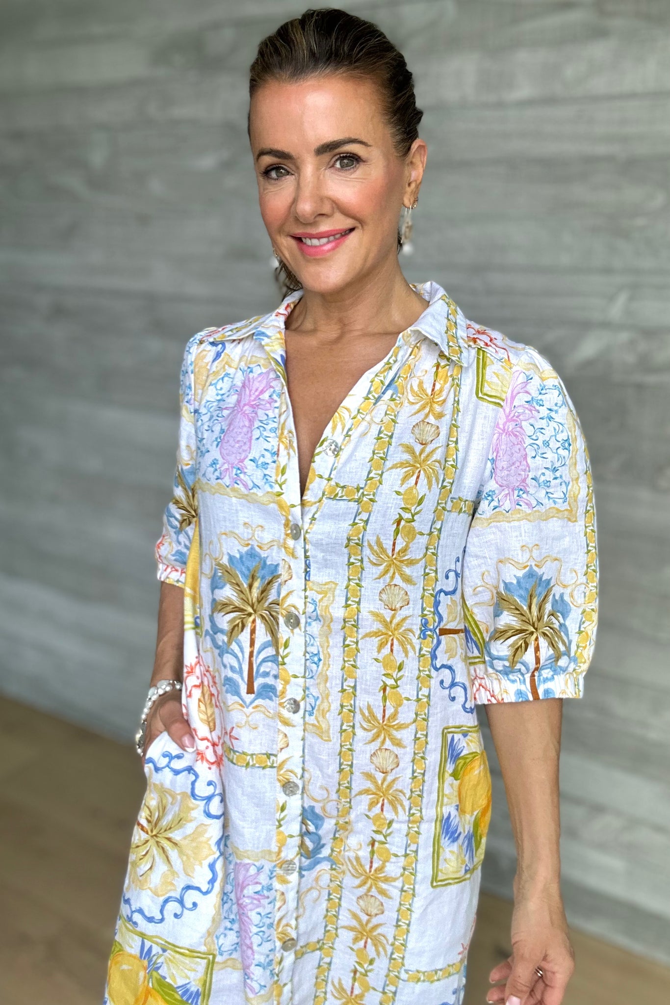 Shirtmaker Dress - Amalfi Dreams