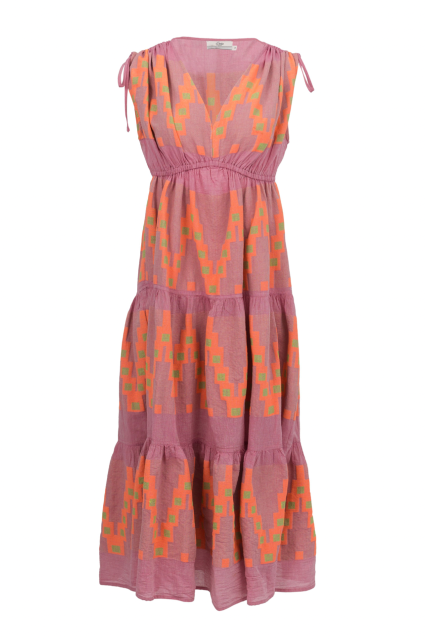 Devotion Topazio Dress - Pink/Orange