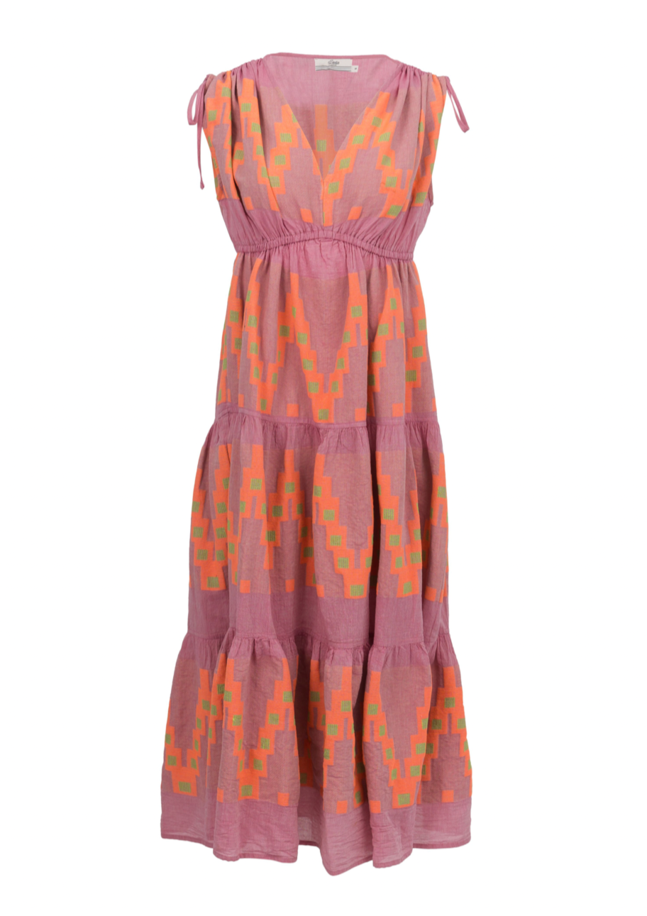Devotion Topazio Dress - Pink/Orange