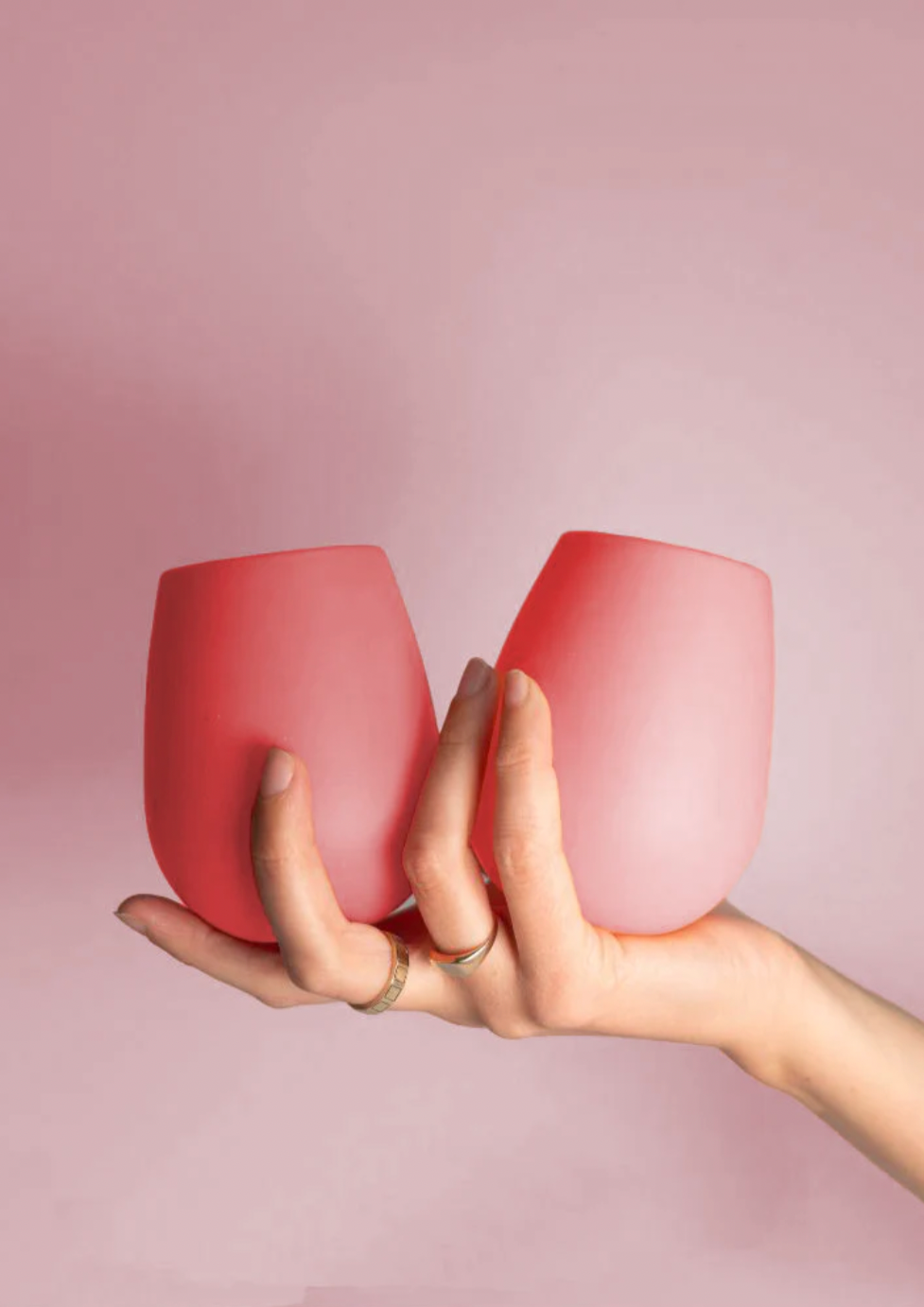 'Flamingo + Lotus | Fegg | Silicone Unbreakable Glasses