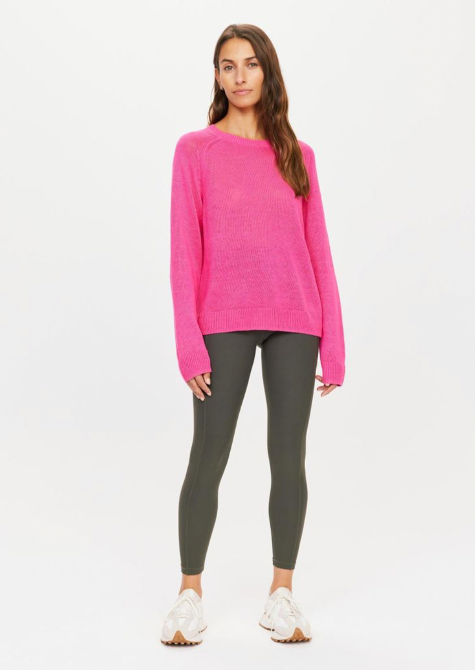 Sirena Knit Sweater - Hot Pink
