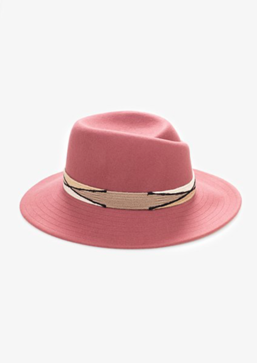 Franklyn Fedora - Rose, by Antler  Elevate your outfit to the next level with the Franklyn Fedora, by Antler.