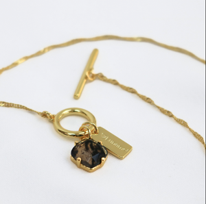 Pure Necklace - Gold with Herkimer