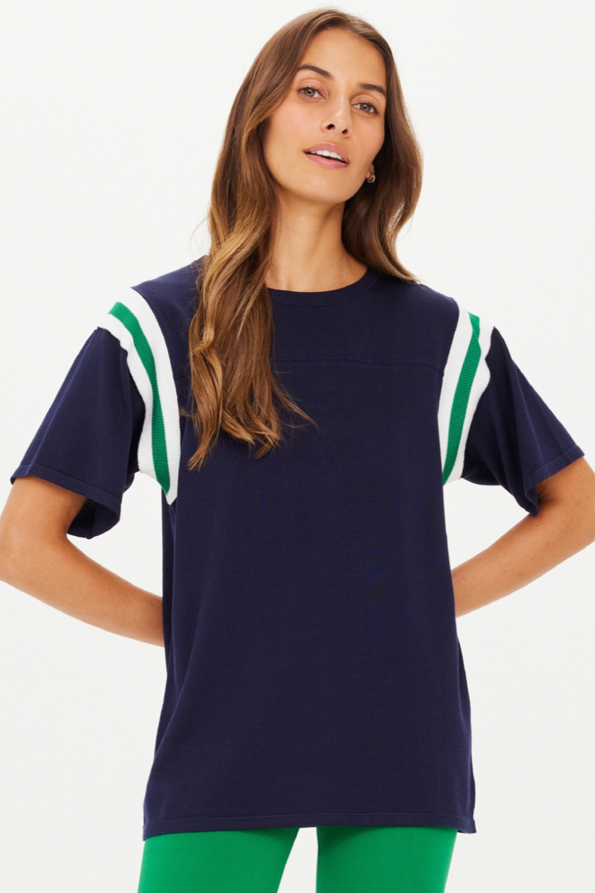 Drifter Seven Knit Tee - Navy