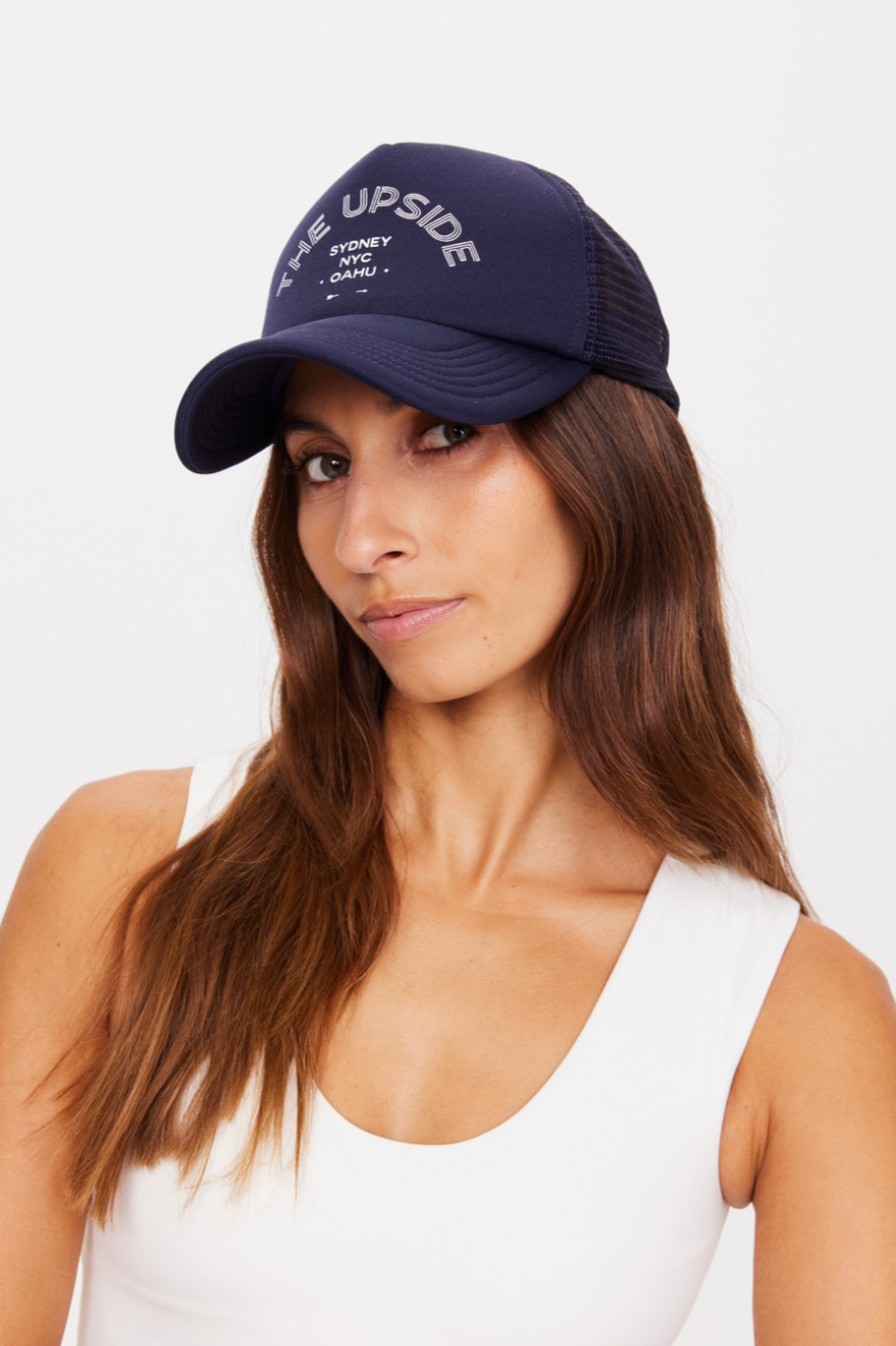 Jetset Trucker Hat - Navy