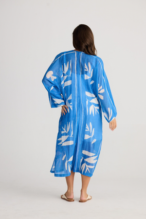 Carlia Kaftan - Blue Passion Flower