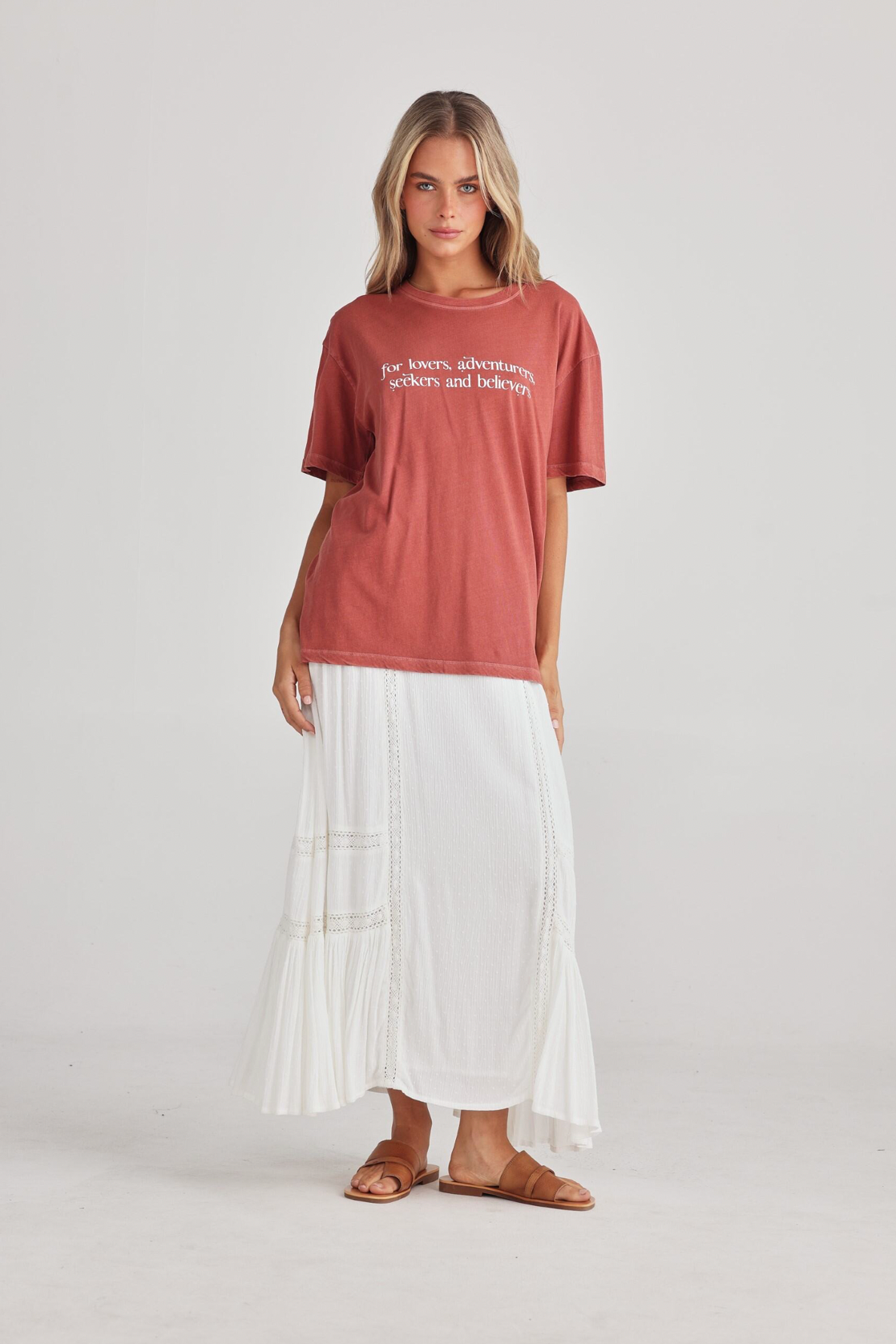 Lovers Relaxed Tee - Russet