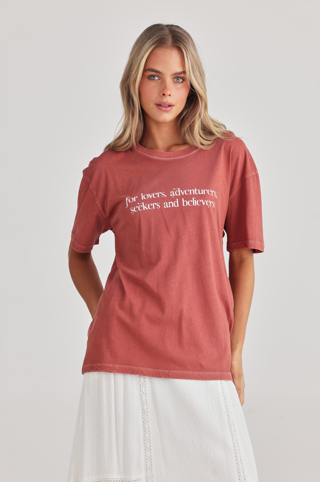 Lovers Relaxed Tee - Russet