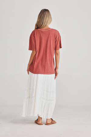 Lovers Relaxed Tee - Russet