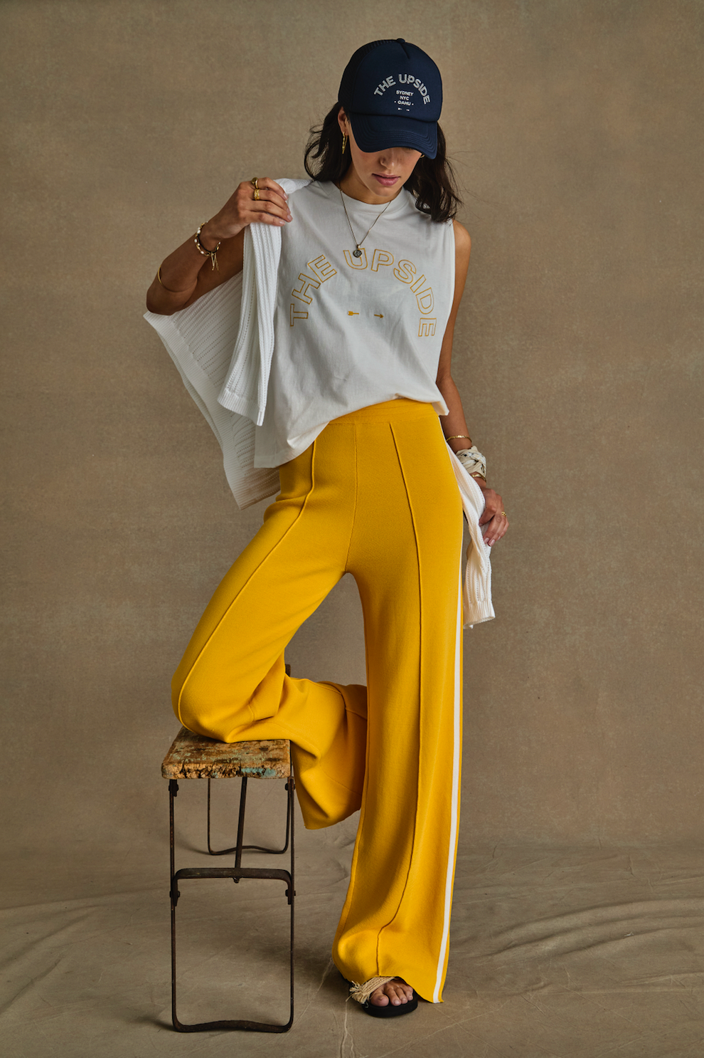 Dunes Freya Knit Pant - Marigold