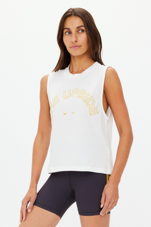 Dawson Logo Tank Top - White